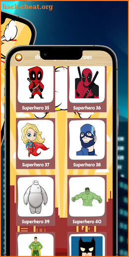 How to draw superheroes screenshot