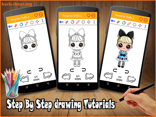 How To Draw Surprise Doll LOL screenshot