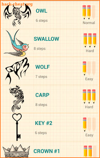 How to Draw Tattoos screenshot