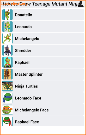 How to Draw Teenage Mutant Ninja Turtles screenshot