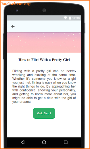 HOW TO FLIRT A GIRL screenshot