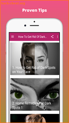 How To Get Rid Of Dark Spots screenshot