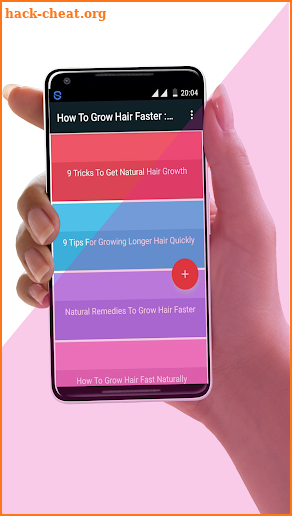 How To Grow Hair Faster : Natural Tips screenshot