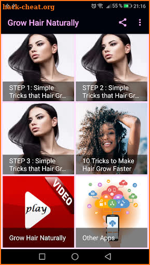 How to grow hair naturally screenshot