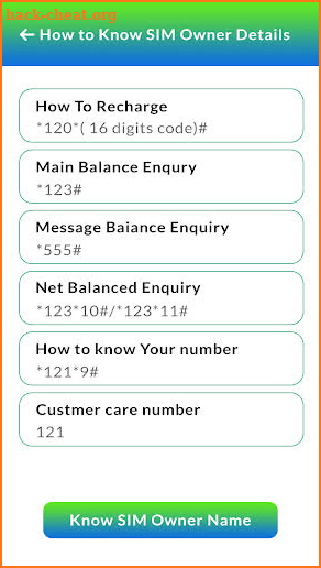 How to Know SIM Owner Details & Sim Card Details screenshot