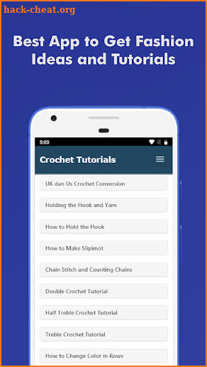 How to Learn Crochet Step by Step Easy Offline screenshot