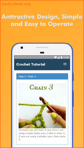 How to Learn Crochet Step by Step Easy Offline screenshot