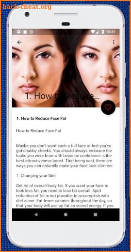 How To Lose Weight In Your Face -Get Rid Face Fat screenshot