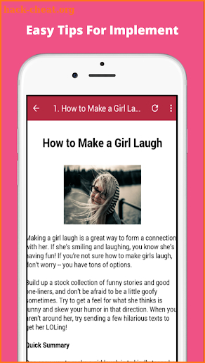 How To Make a Girl Laugh screenshot