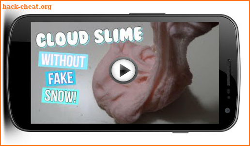 How To Make Cloud Slime Without Fake Snow screenshot