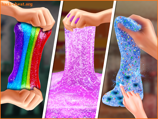 How To Make Glitter Slime Maker Kids screenshot