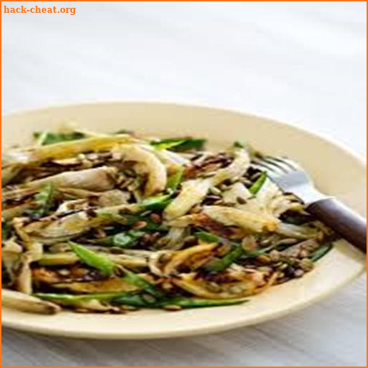 How to make Roasted fennel and snow pea salad screenshot