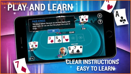 How to Play Poker - Learn Texas Holdem Offline screenshot