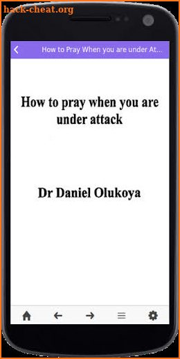 How to Pray When under Attack screenshot