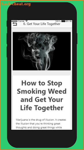 How to Quit Smoking Weed screenshot