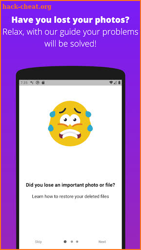 How to recover deleted photos from your phone screenshot