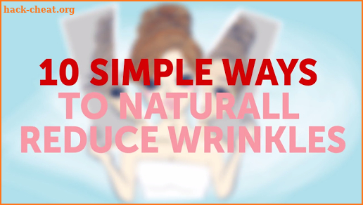 How to Reduce Wrinkles: The Natural Way screenshot