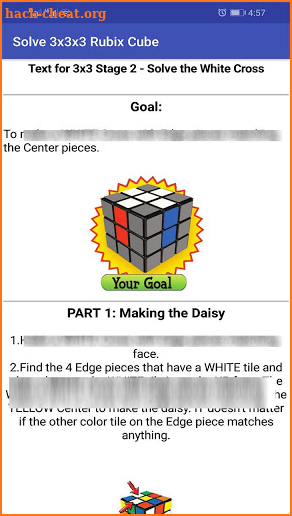 How To Solve a Rubix Cube 3×3×3 Step By Step screenshot