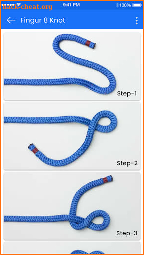 How to tie knots screenshot
