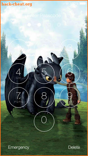 How to Train Your Dragon 2 Slide Unlock Screen screenshot