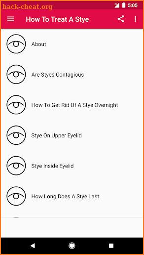 How To Treat A Stye screenshot