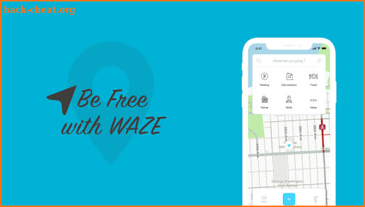 How to Use waze navigation screenshot