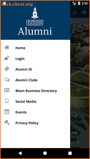 Howard Alumni App screenshot