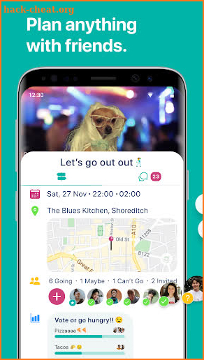 Howbout: Social event planner screenshot