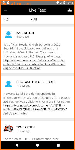 Howland Local Tigers, OH screenshot