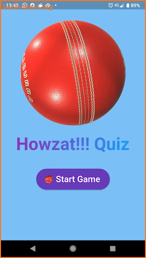 Howzat - Cricket Quiz screenshot