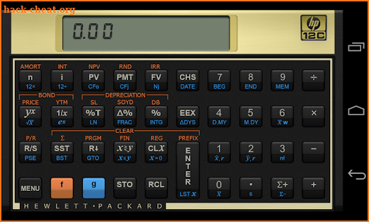 HP 12c Financial Calculator screenshot