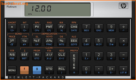 HP 12c Platinum Calculator screenshot