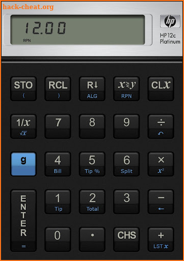 HP 12c Platinum Calculator screenshot