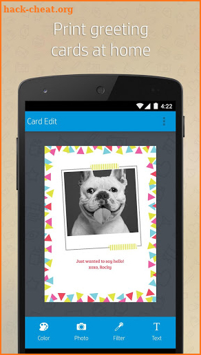 HP Cards screenshot