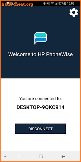 HP PhoneWise screenshot