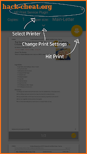 HP Print Service Plugin screenshot