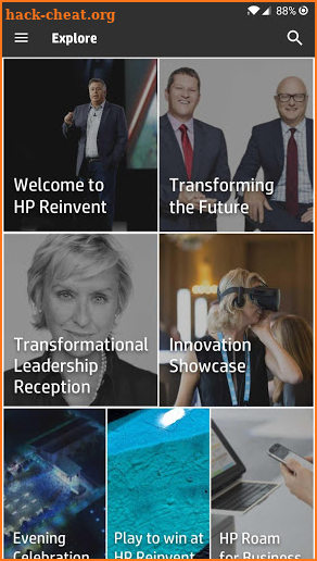 HP Reinvent 2019 screenshot