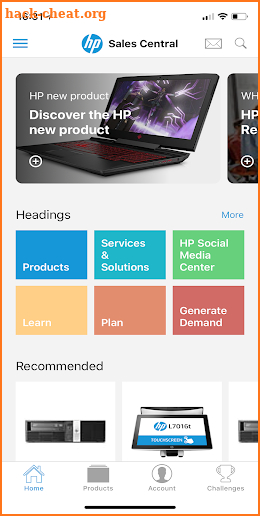 HP Sales Central screenshot