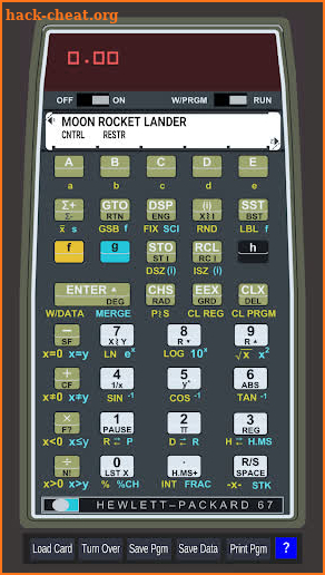 HP67 Calculator 2.0 screenshot