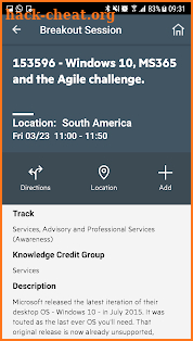 HPE TSS Events screenshot