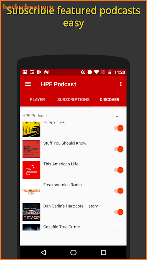 HPF Podcast : Happy face screenshot