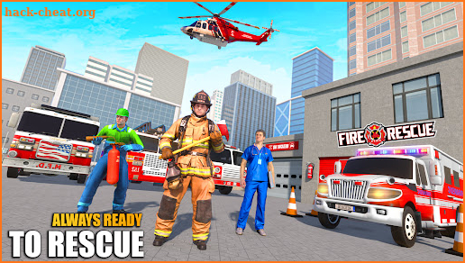 HQ Firefighter Fire Truck Game screenshot