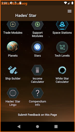 HS Compendium - Hades' Star Companion App screenshot