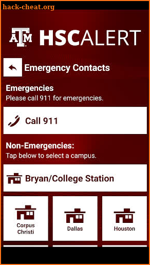 HSC Alert screenshot