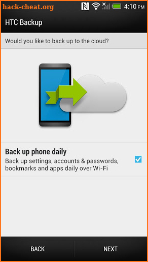 HTC Backup screenshot