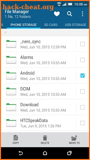 HTC File Manager screenshot