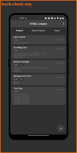 HTML Creator(Pro) screenshot