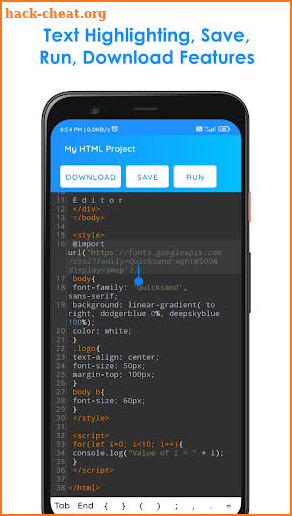 HTML Editor Pro - HTML & CSS screenshot