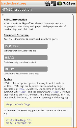 HTML Pro screenshot