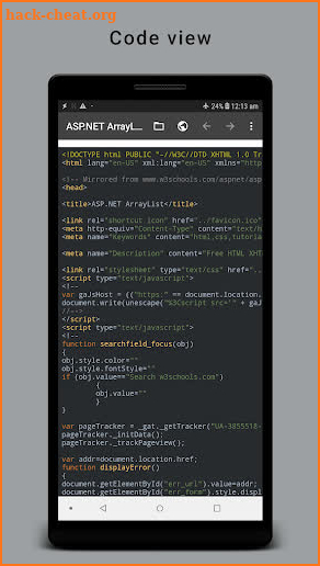 HTML Reader/ Viewer screenshot